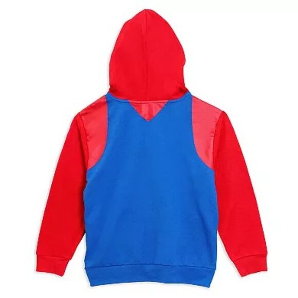 NEW WITH TAGS Nintendo Super Mario Bros Overall Zip Hoodie - Picture 3 of 5